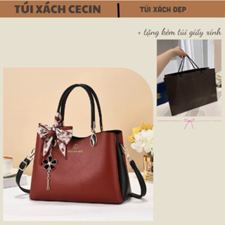  Túi xách nữ Trung Niên Cao Cấp,Túi xách Tặng Mẹ Cô  Dì nổi bật và sang trọng CECIN 