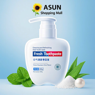  Kem Đánh Răng Fresh Toothpaste Trắng Răng Giảm Ố Vàng Hôi Miệng Và Làm Sạch Cao Răng 200g 