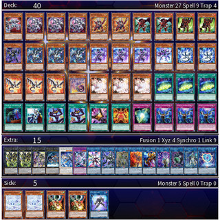 Bài YUGIOH - Mathmech Deck - Bài IN 1 MẶT (60 Cards)