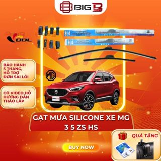 Gạt Mưa Ô Tô MG ZS, HS, MG3. MG5 -CHÍNH HÃNG- Cần Gạt Mưa Silicone ODL Đài Loan Êm Sạch Bền BIG B STORE