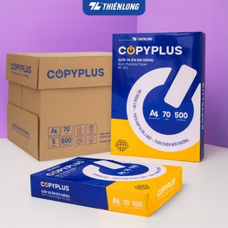  Combo 5 10 thùng Giấy in A4 70 gsm Thiên Long Copy Plus PP-003  500 tờ  Ream  - Chất lượng cao hợp in ấn 