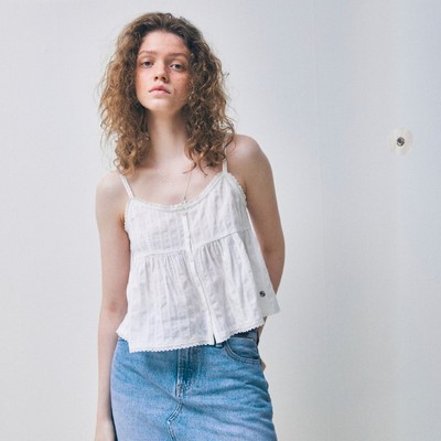 Áo Hai Dây WHO.A.U Dobby Sleeveless Blouse_WHYAF2566F