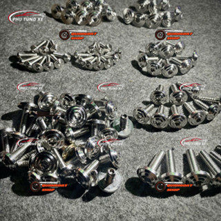  Giá Rẻ Bộ Ốc Dàn Áo Ốc Salaya Thái Inox 304 Cao Cấp Gắn Exciter Winner Dream Air Blade Vario Sirius Phụ Kiện Xe Máy 