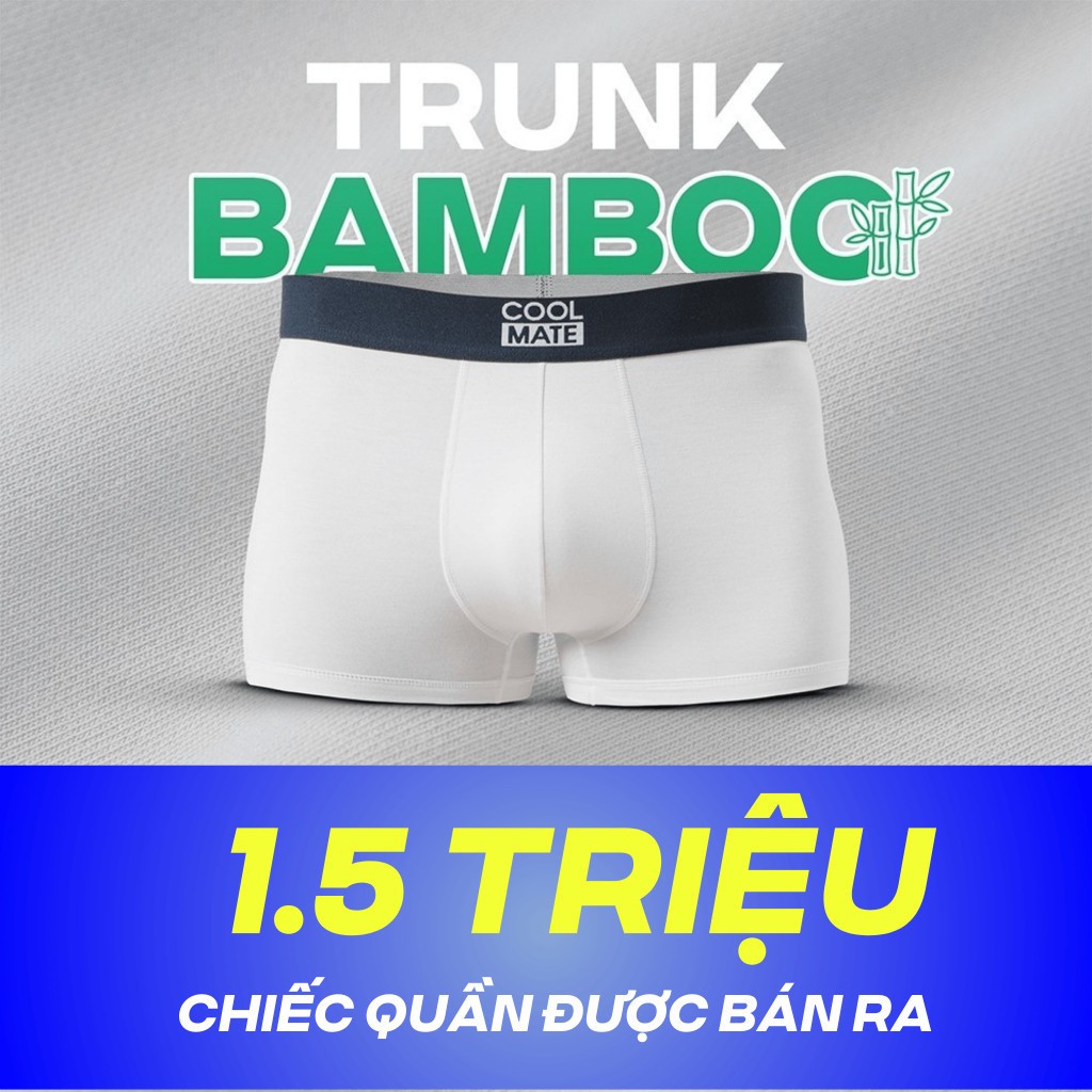 Quần lót nam dáng Trunk Bamboo kháng khuẩn Coolmate