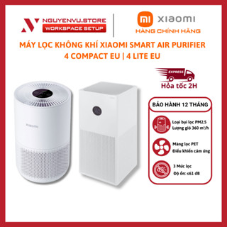 [KHO HN - HCM] Máy lọc không khí Xiaomi Smart Air Purifier 4 compact EU | 4 lite EU - Sạch Bụi Mịn - Hàng Chính Hãng