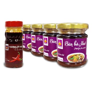 Combo 4 gia vị nấu Bún bò Huế YesHue 150g - Gia vị nấu tiện lợi