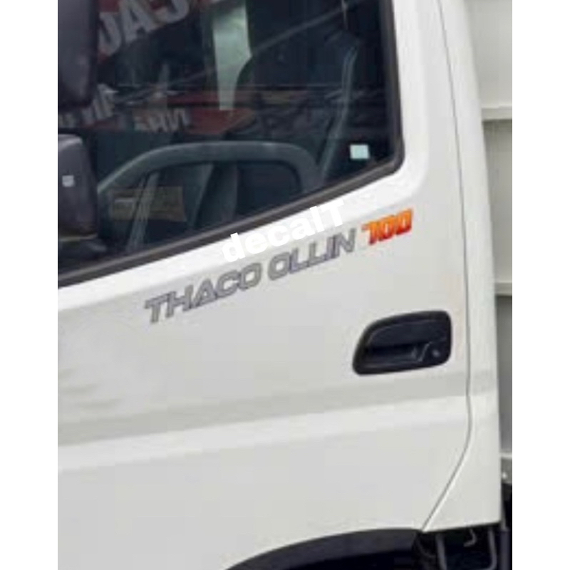 Tem Chữ Thaco Ollin 700 Dán Xe Tải. Tem Chữ Thaco Ollin 700 Dán Xe Tải
