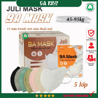 [Set 100 Chiếc.] Khẩu Trang 9A JULI 5 Lớp Form To Chống Nắng Che Chắn Toàn Mặt Khỏi Tia UV, Khói Bụi