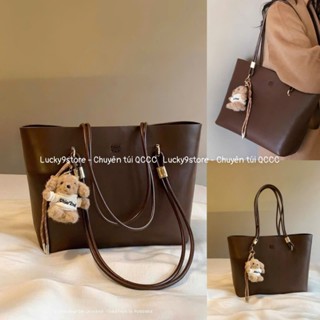 Túi tote Túi Chio công sở đeo vai size 32 tặng Gấu treo túi đựng vừa A4, Laptop đi học, đi làm văn phòng xịn đẹp 017#