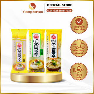 Mì Sợi Lớn/Nhỏ/Vừa Ottogi Hàn Quốc Dùng Làm Mì Trộn, Mì Tương Đen 500g/900g