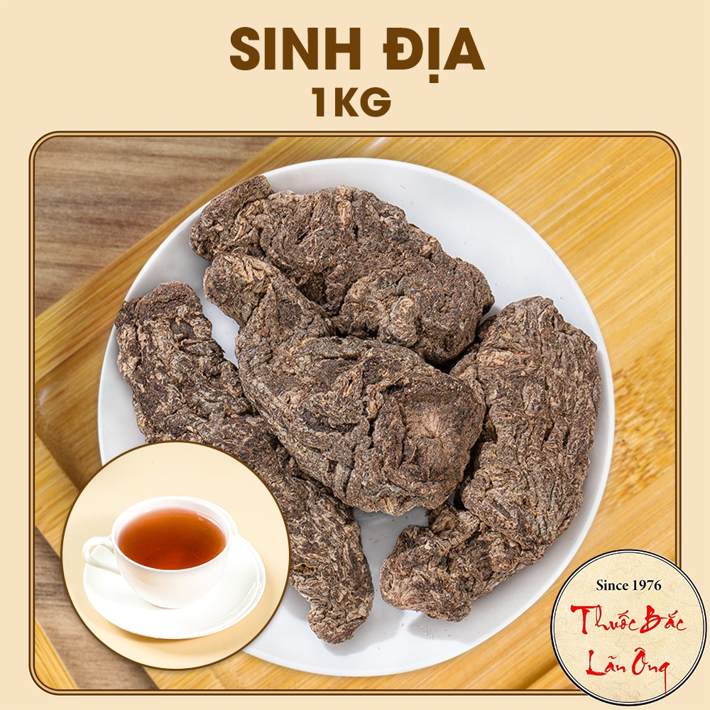 Củ sinh địa 1kg, sanh địa khô, củ to, sạch - Lãn Ông