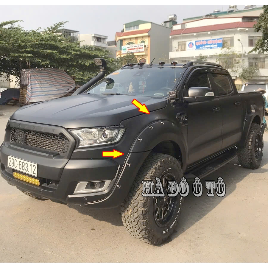Cua Lốp Ranger 2015 2016 2017 2018 2019 2020 2021 ( Bản To Giả ĐInh ) - Viền Cua Lốp Ford Ranger