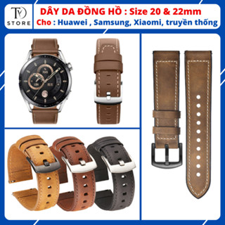 Dây da đồng hồ huawei gt6 gt5 gt4 gt3 gt2 46mm gt6 gt5 pro gt3 pro 46mm huawei watch 3 huawei watch 4 pro size 22mm