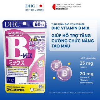 Thực phẩm bảo vệ sức khỏe DHC Vitamin B Mix (120 viên) - Dạng viên uống bổ sung vitamin nhóm B