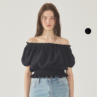Áo Kiểu Nữ Mùa Hè WHO.A.U Smoking Puff Blouse_WHYAF2542F