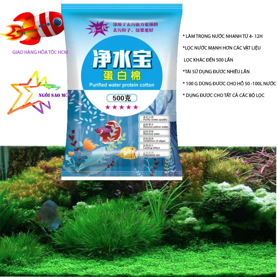 Purigen Bí Quyết Cho Hồ Cá Trong Vắt Như Pha Lê - Purigen giúp khử độc tố cho hồ cá hồ thủy sinh - P