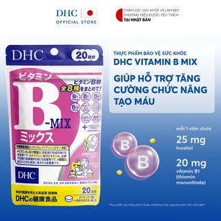 Thực phẩm bảo vệ sức khỏe DHC VITAMIN B MIX (40 viên) - Dạng viên uống hỗ trợ bổ sung vitamin nhóm B