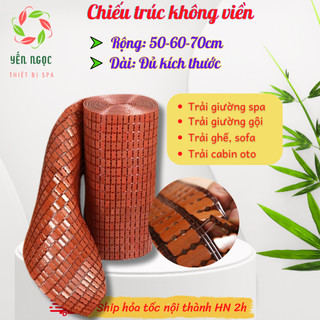  Đủ size  Chiếu trúc hạt nâu trải giường spa giường gội trải sofa cabin oto không viền 