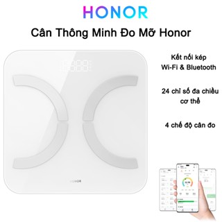 Cân điện tử sức khỏe thông minh HUAWEI Honor Scale 3 Cân đo mỡ - Báo cáo 24 chỉ số cơ thể