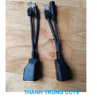 POE splitter 12V dùng cho camera IP - Ghép nguồn 12V lên dây mạng cho camera IP
