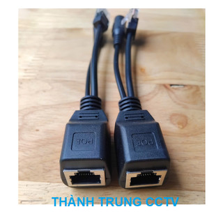 POE splitter 12V dùng cho camera IP - Ghép nguồn 12V lên dây mạng cho camera IP