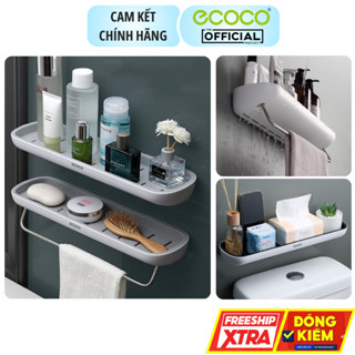 Kệ Để Đồ Đa Năng Dán Tường ECOCO E1923, Giá Đựng Đồ Nhà Tắm Nhà Bếp, Miếng Dán Bản Lớn Chắc Chắn