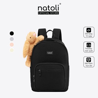 Balo nữ thỏ bông jellycat bunny cao cấp NATOLI nhiều ngăn đi học cute phong cách hàn quốc - BST Sweet Bunny Backpack B28