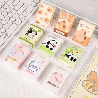  Combo 9 Khăn giấy khô đa năng 3 lớp mini họa tiết hoạt hình dễ thương siêu cute siêu tiện lợi dễ dàng mang đi du lịch 
