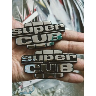 Bộ tem  lô gô nổi Super cub hàng nhập thái