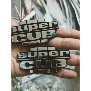 Bộ tem  lô gô nổi Super cub hàng nhập thái
