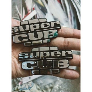 Bộ tem  lô gô nổi Super cub hàng nhập thái