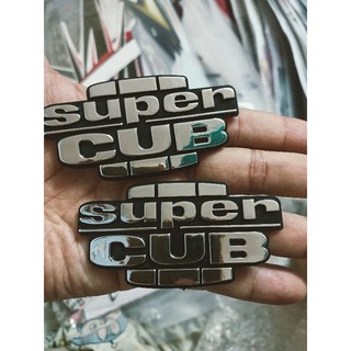 Bộ tem  lô gô nổi Super cub hàng nhập thái