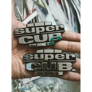 Bộ tem  lô gô nổi Super cub hàng nhập thái