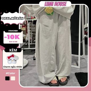 [LUMI HOUSE] Quần Ống Rộng Nam Nữ Bản Mới KÈM CHARM NGẪU NHIÊN Season 2 QQ69  (MÀU CỦA SẢN PHẨM CÓ THỂ ĐẬM HƠN HÌNH)
