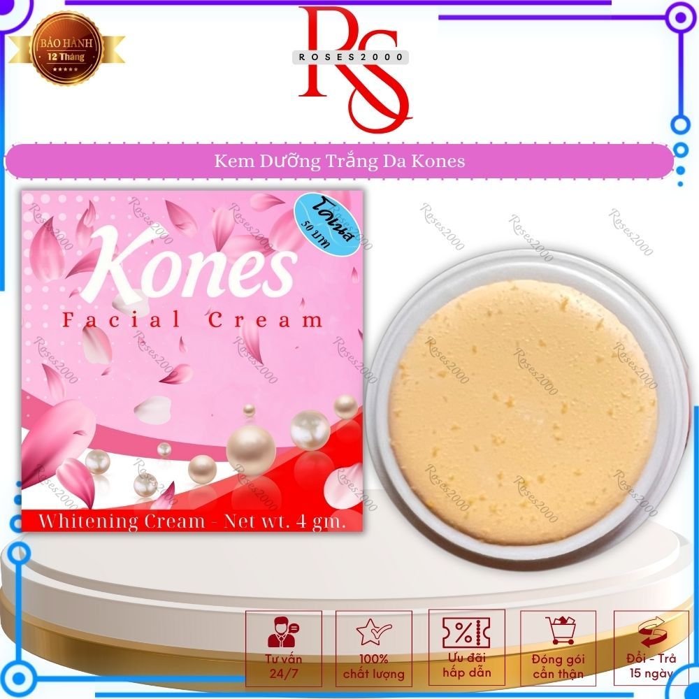 KEM KONES DƯỠNG TRẮNG DA – TRẮNG SÁNG TỰ NHIÊN, GIẢM THÂM SẠM, DƯỠNG ẨM MỊN MÀNG