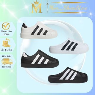  Giày thể thao Adid.as adifom superstar Core Black White Sục Adidas đen trắng 3 sọc 