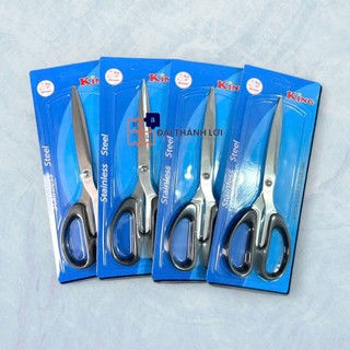 [F-200] Kéo Xà Cừ/ Kéo Đồi Mồi/ Kéo Cắt Giấy/ Kéo Văn Phòng Thép không gỉ ( DÀI 21CM)