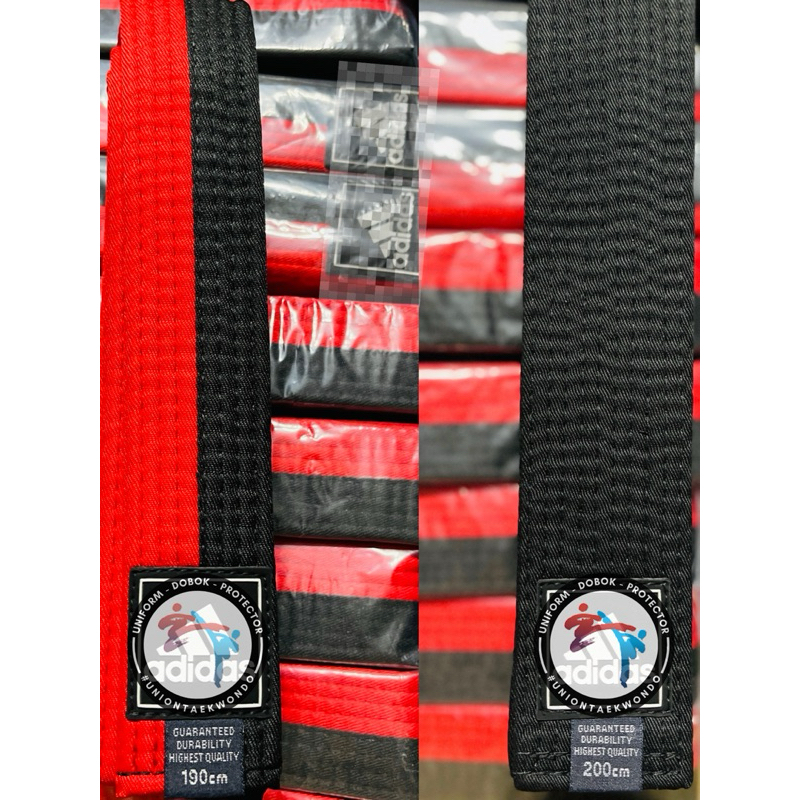 Đai Taekwondo Đỏ Đen 1 Vòng DAS x UnionTaekwondo