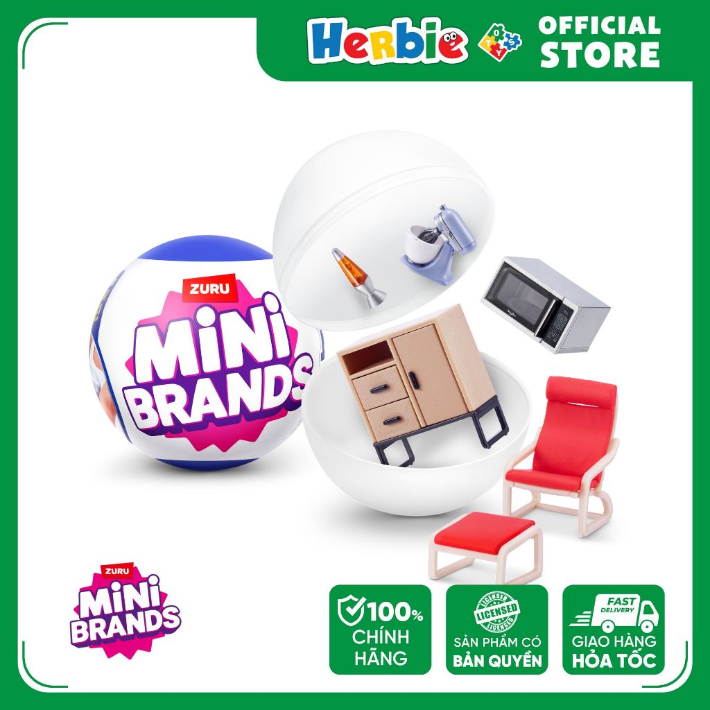 Đồ Chơi Sưu Tầm ZURU TOYS Mini Brands Home 77555 - Herbie Toys