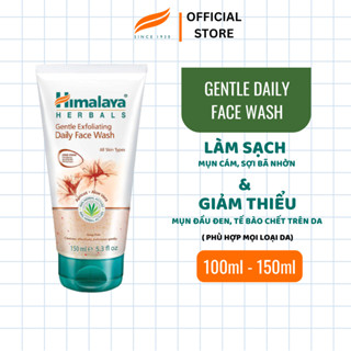 Sữa rửa mặt tẩy tế bào chết sáng da Himalaya Gentle Exfoliating Daily Face Wash 150ml