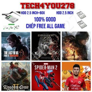  Ổ CỨNG HDD GAME 2.5 INCH 2TB | 1TB | 500GB |  GAME THEO YÊU CẦU KÈM BOX CHO LAPTOP PC DÀNH CHO CÁC GAMER 100% GOOD 