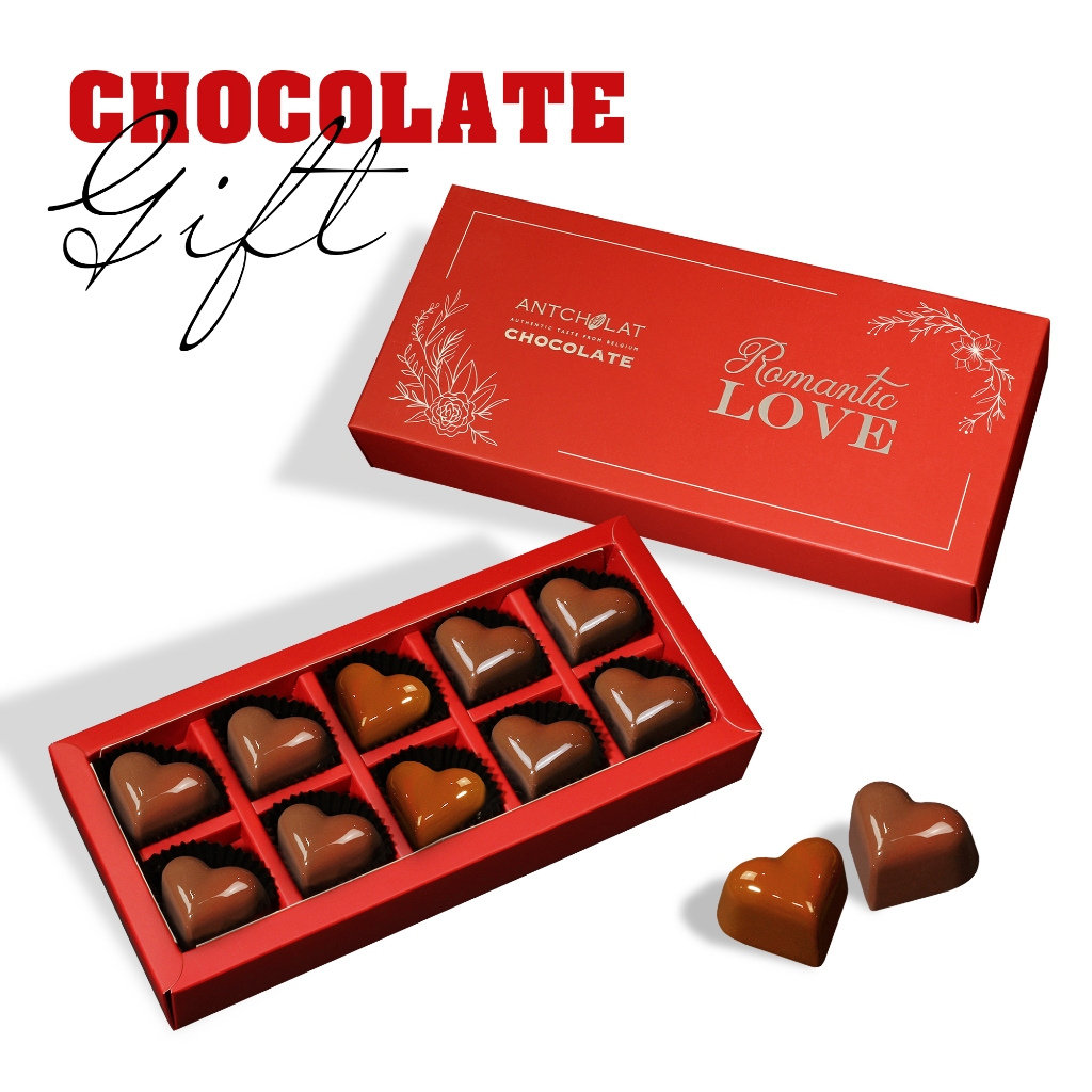 Socola quà tặng Antcholat Romantic Love Chocolate/ S02 Đậm sắc đỏ đậm tình yêu