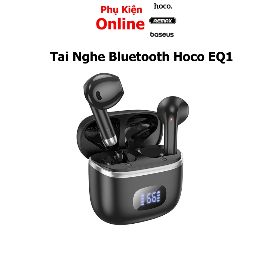 Tai nghe Bluetooth HOCO EQ1 - Mic đàm thoại độ trễ thấp, Âm thanh sống động, Màn hình LED hiển thị p