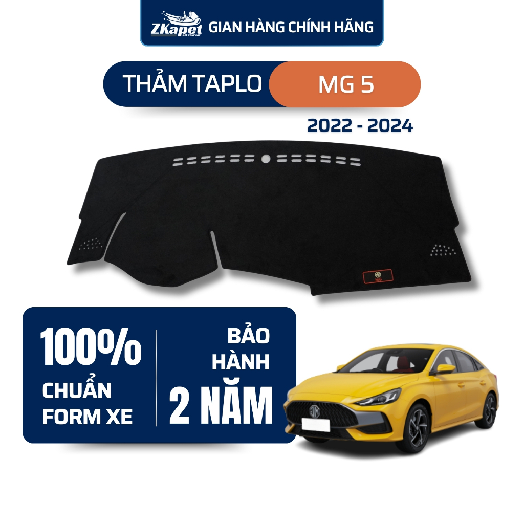 Thảm taplo ô tô MG5 (STD-LUX), MG5 (MT) 2022 - Đến Nay ZKAPET