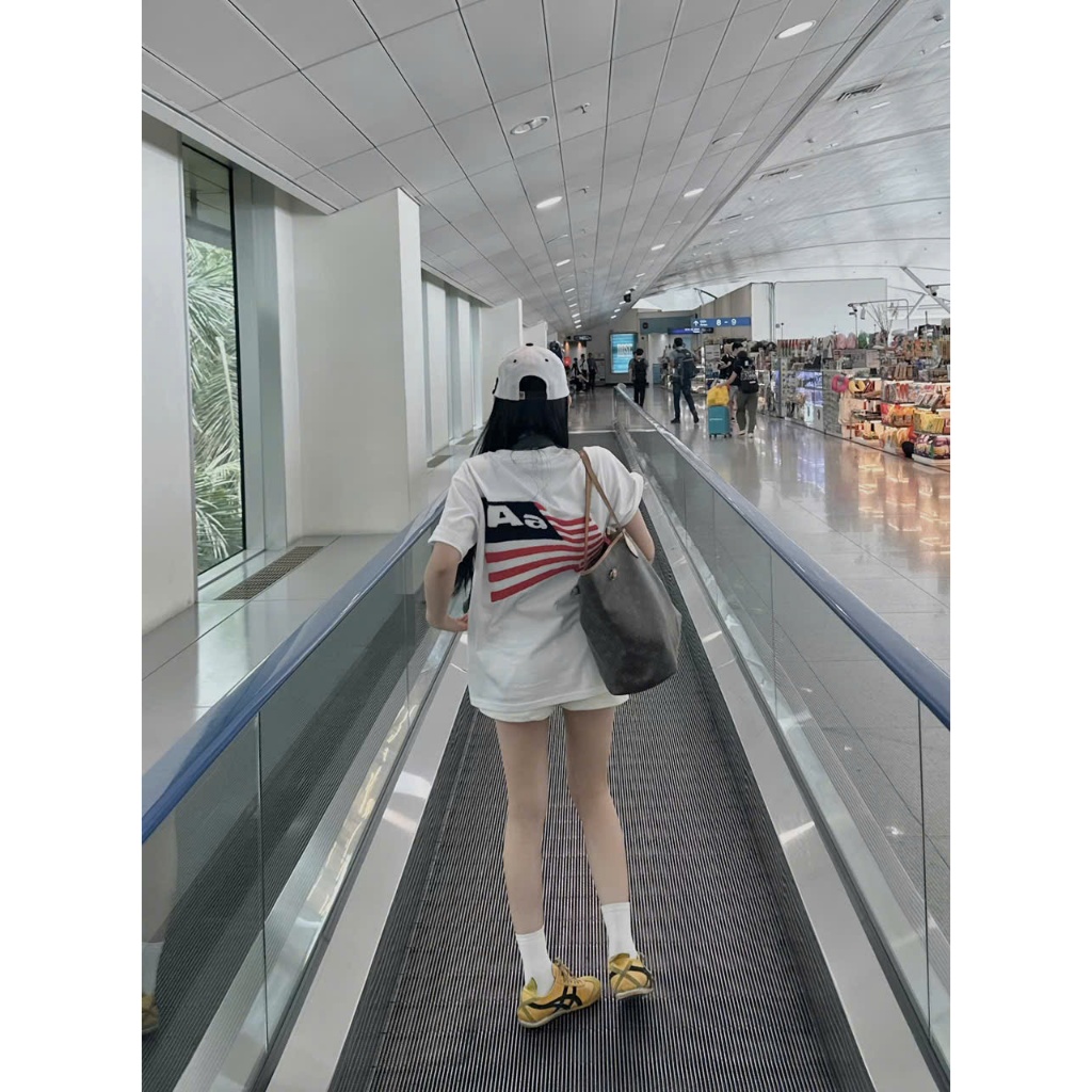 Áo Thun AA Stu Cờ Mỹ Thêu Xù- Áo Thun Nam Nữ Thêu Xù Cao Cấp Chất Cotton 2 Chiều Thoáng Mát | BigBuy360 - bigbuy360.vn