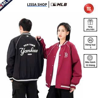 [Hàng loại 1] Áo khoác Bomber MLB New York Yankess chất gió 2 lớp dành cho nam và nữ