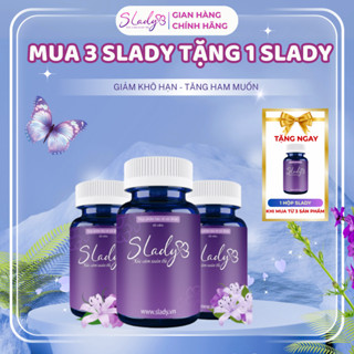 Viên Uống tăng nỗi tiết tố nữ Slady - Cải Thiện Nội Tiết, Giảm Khô Hạn, Bốc Hỏa,Mất Ngủ, Điều Hòa Kinh nguyệt