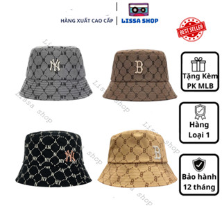 [Hàng loại 1] Mũ bucket MLB Monogram chất liệu cao cấp dành cho cả nam và nữ bản 2025