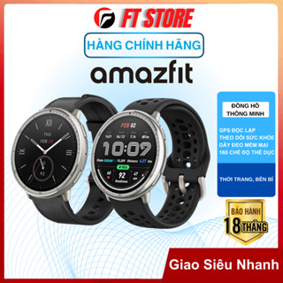 Đồng hồ đeo tay thông minh Amazfit Active 2, GPS độc lập, theo dõi sức khoẻ, 160 chế độ thể dục - Chính hãng