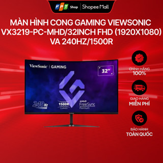 Màn hình Cong Gaming ViewSonic VX3219-PC-MHD/32inch FHD (1920x1080)/VA 240Hz/1500R